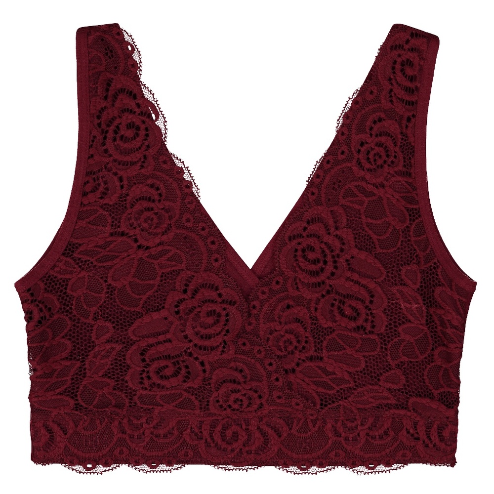 BRABAR HUG PLUNGE LACE BACK BRALETTE
